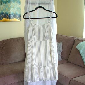 Bundle⚡️2/$25 Old Navy Sun Dress | Vertical Stripe Dress W/ Adjustable Straps
